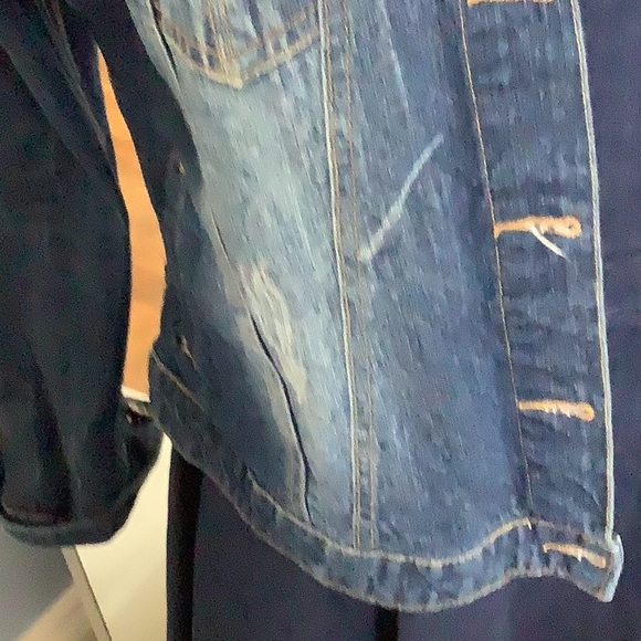 Distressed Denim Jacket - Picture 3 of 7